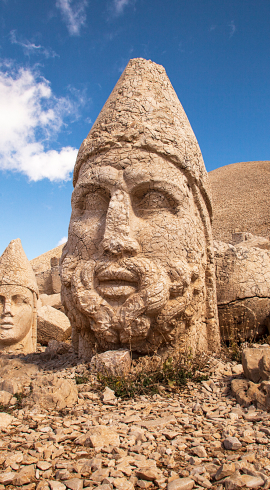 About Nemrut, which is included in UNESCO World Cultural Heritage List  