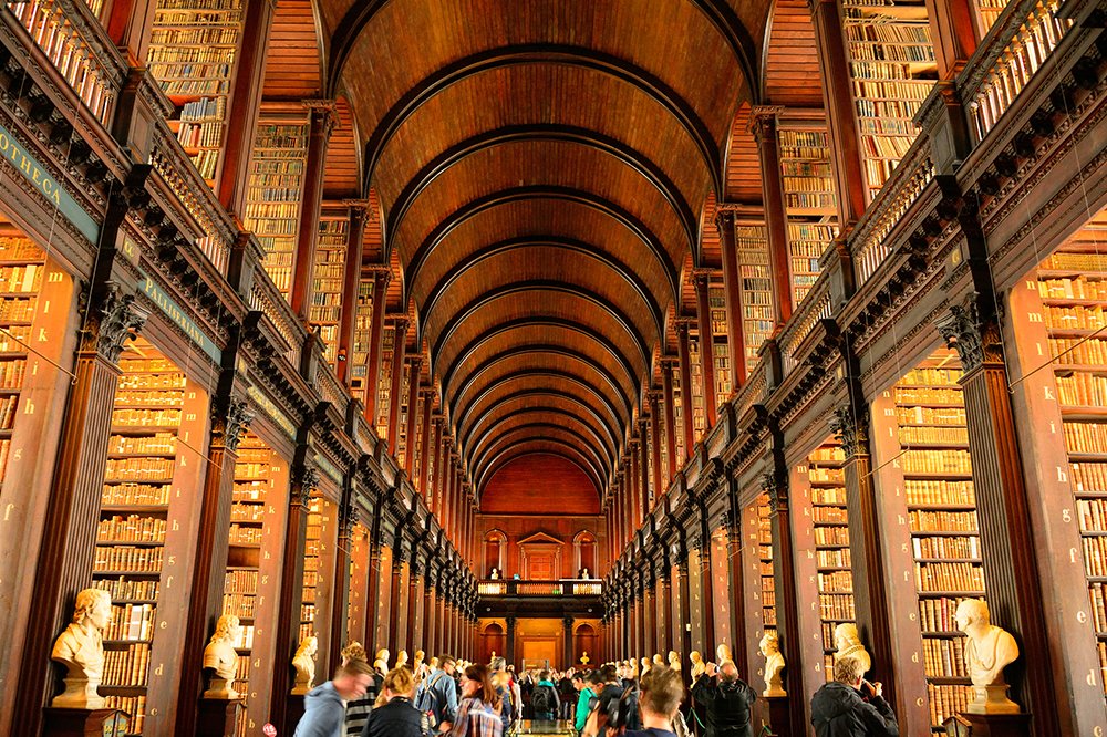 trinity college visit library